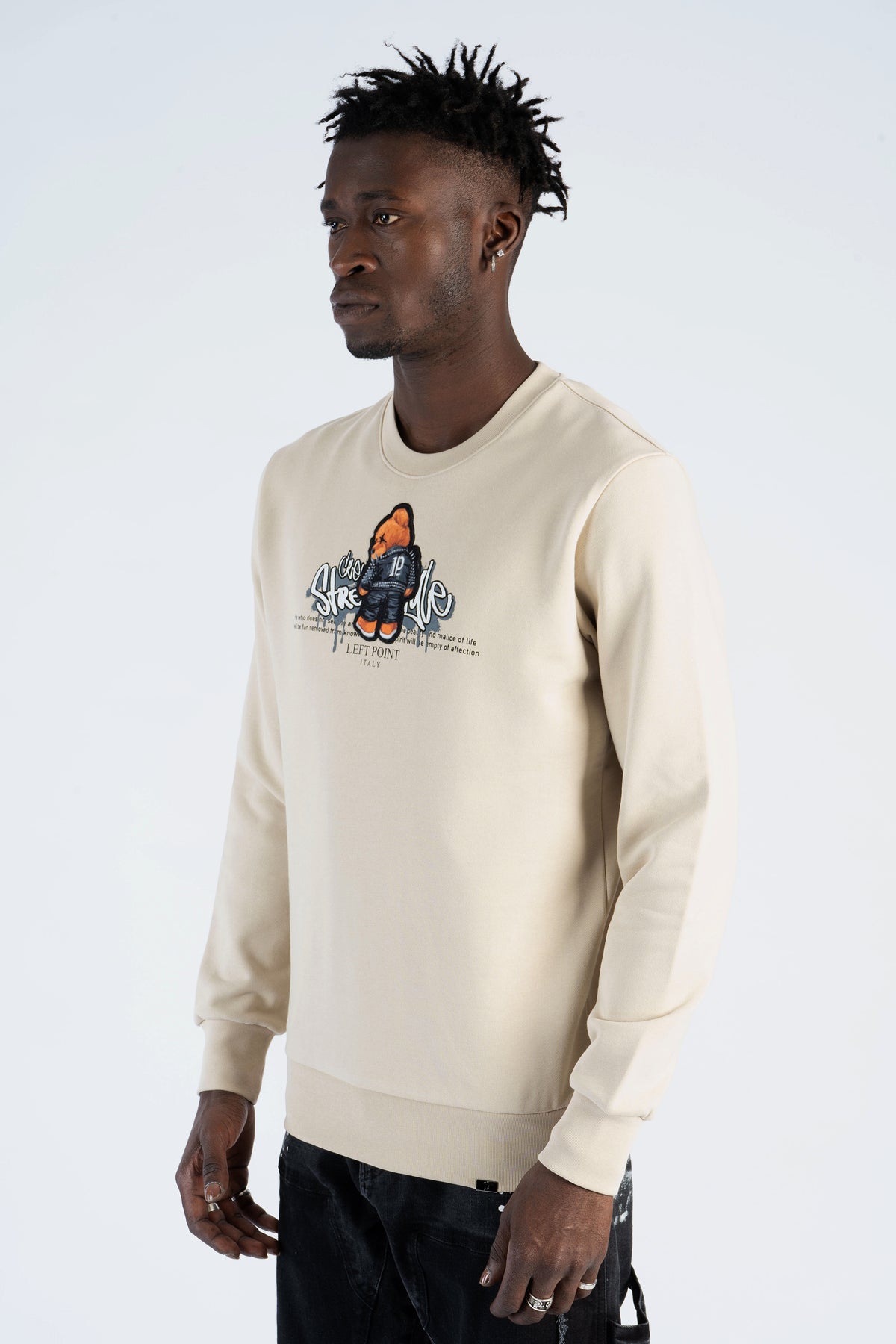 Sweatshirt Bear Print W24-1179